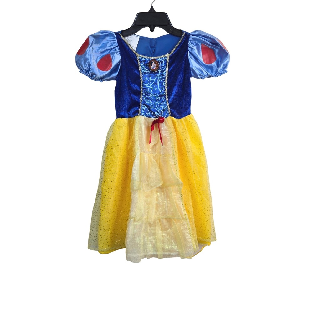 Disney Princess Girls Snow White Velvet Bodice Dress-Up Costume 4-6X Halloween